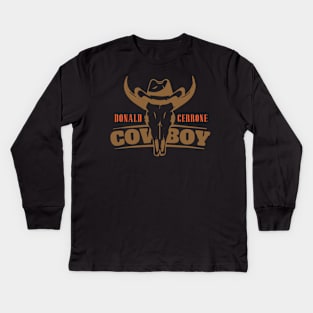 Cowboy Donald Cerrone Kids Long Sleeve T-Shirt